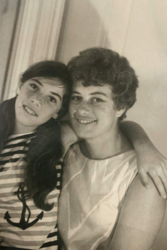 Photo of Karen and her mother.