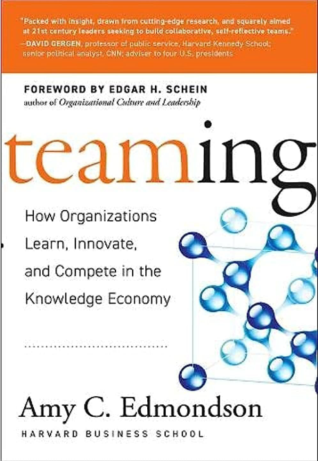 Teaming book cover by Amy C. Edmondson